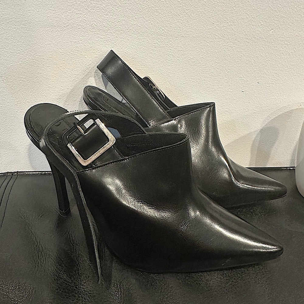 Never worn top shop sling back heels size 37